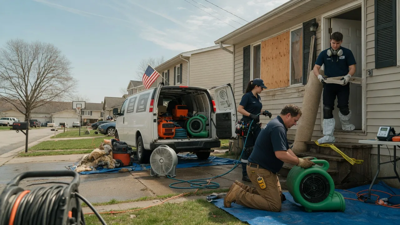 Water Damage Restoration in Huntsville, OH near me